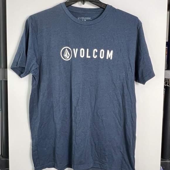 Volcom Other - Volcom Mens Size XL Blue Logo Graphic Short Sleeve Cotton Blend T Shirt